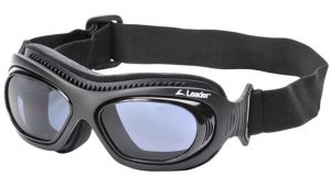 Ski goggles with direct prescription lenses