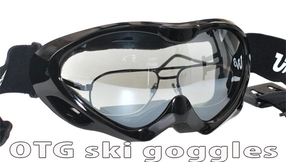 OTG ski goggles