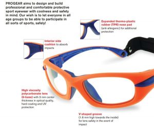 EGS 1010 | SMALL 6 to 10 years - with temples - 6 colours