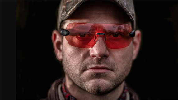 Wiley X Detection shooting glasses with interchangeable lenses