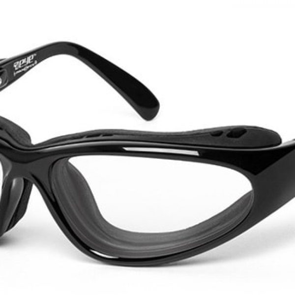 7 Eye Cape black frame clear lenses