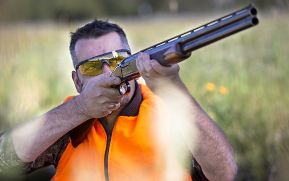 Clay shooting glasses