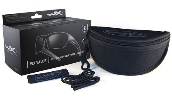 Wiley X Valor Shooting Glasses | Balistic Lenses - UK Eyewear