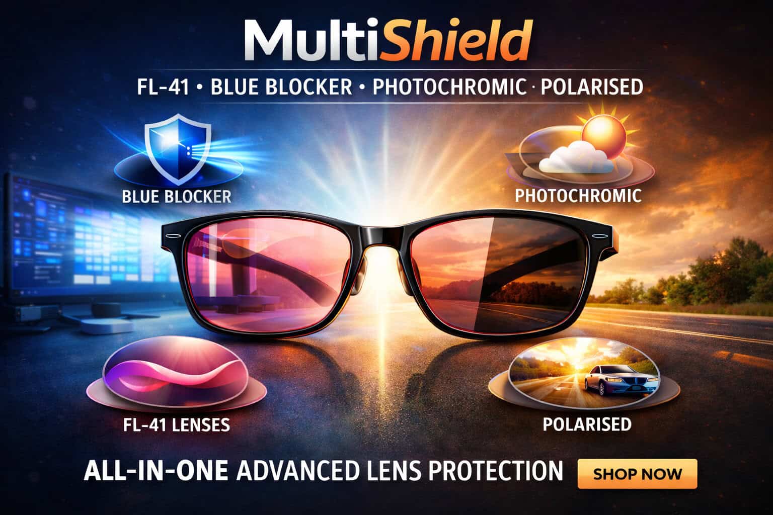 Multishield lenses