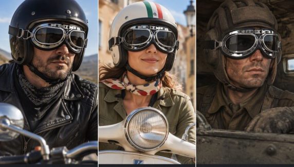 Classic 60s and WW II goggles £26.95