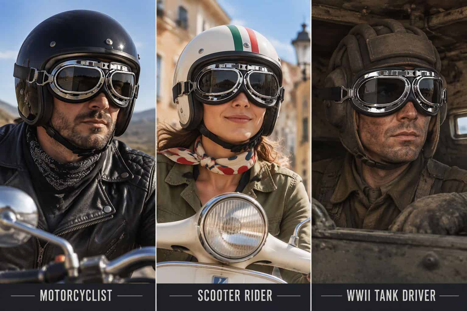 Classic 60s and WW II goggles £26.95