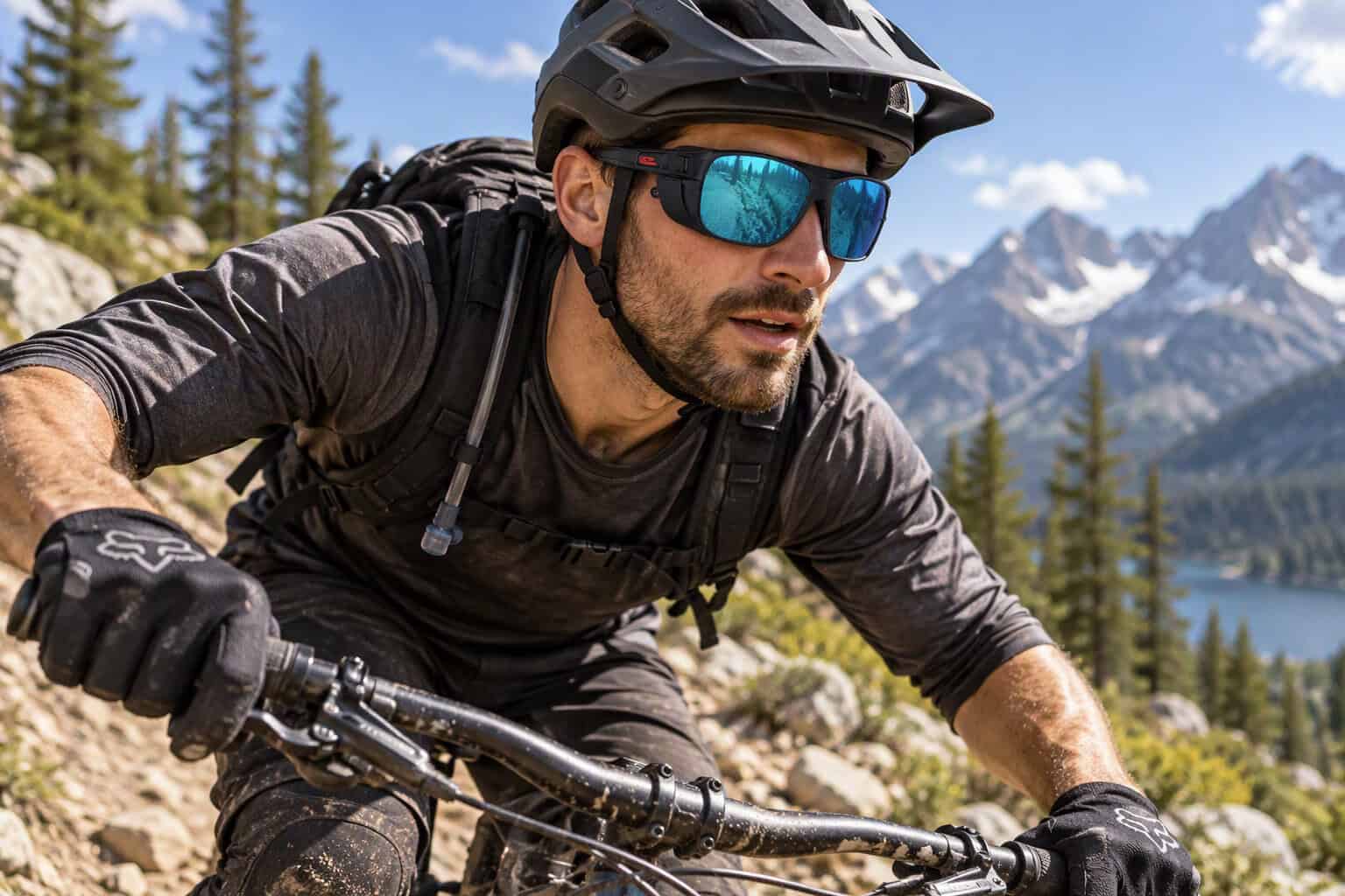 Prescription mountain bike glasses