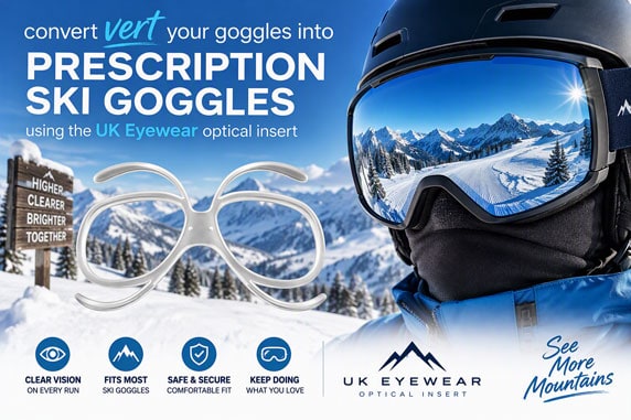 prescription ski goggle insert uk eyewear